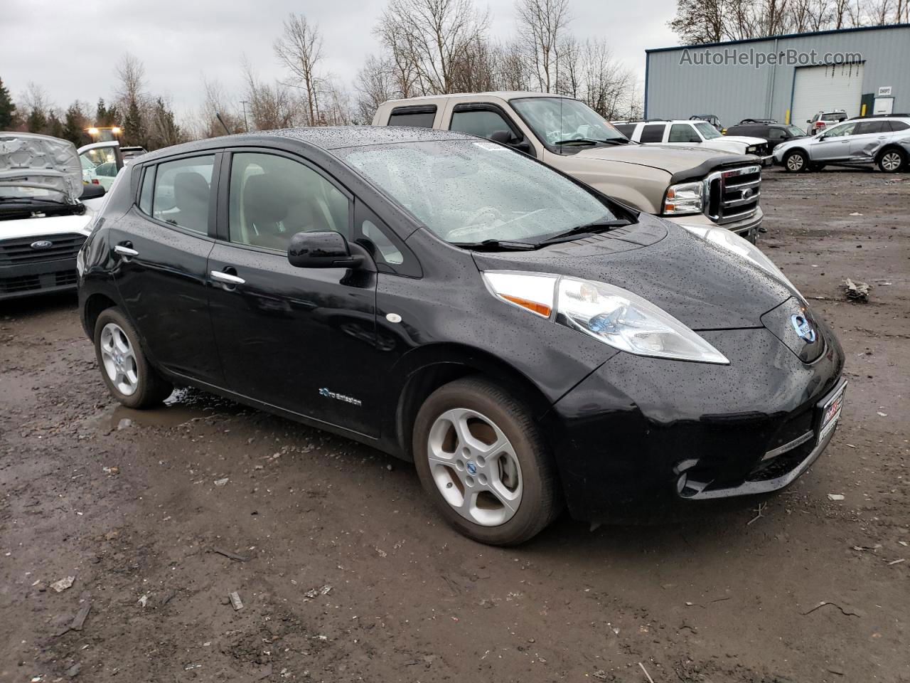 2011 Nissan Leaf Sv Black vin: JN1AZ0CP2BT008849