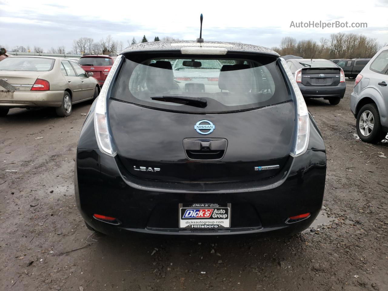 2011 Nissan Leaf Sv Черный vin: JN1AZ0CP2BT008849