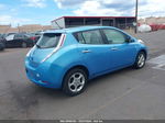 2011 Nissan Leaf Sl Blue vin: JN1AZ0CP3BT001201