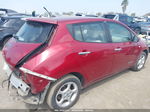 2011 Nissan Leaf Sl Red vin: JN1AZ0CP3BT001733