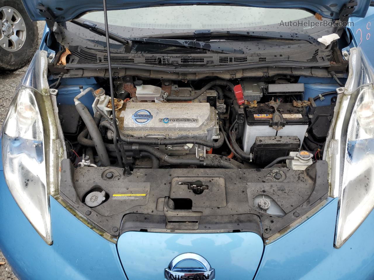 2011 Nissan Leaf Sv Blue vin: JN1AZ0CP3BT001831