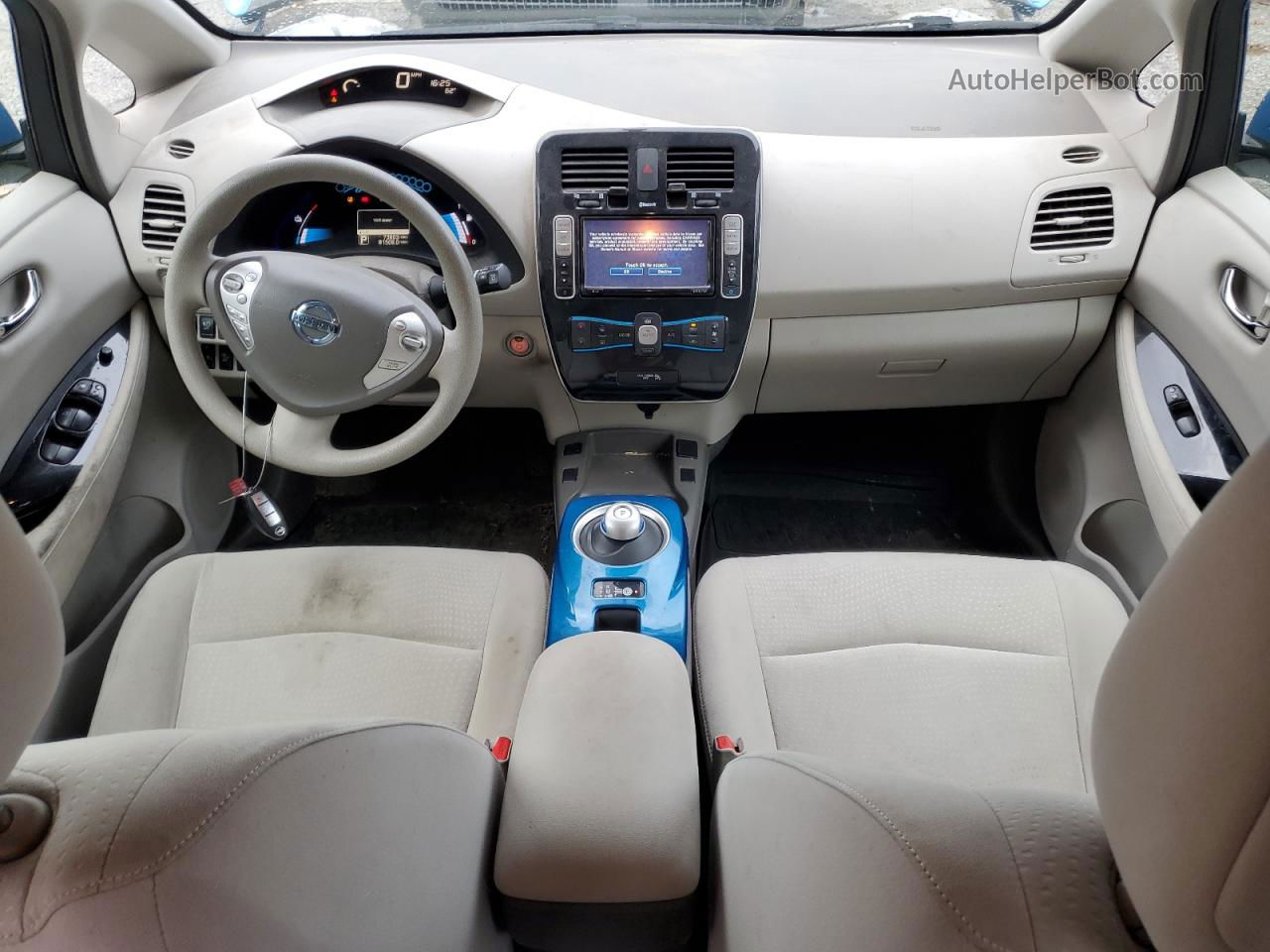 2011 Nissan Leaf Sv Blue vin: JN1AZ0CP3BT001831