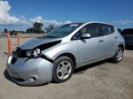 2011 Nissan Leaf Sv Silver vin: JN1AZ0CP3BT005698