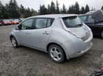 2011 Nissan Leaf Sv Silver vin: JN1AZ0CP3BT006253