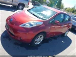 2011 Nissan Leaf Sl Red vin: JN1AZ0CP3BT006866