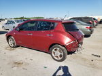 2011 Nissan Leaf Sv Red vin: JN1AZ0CP3BT007077