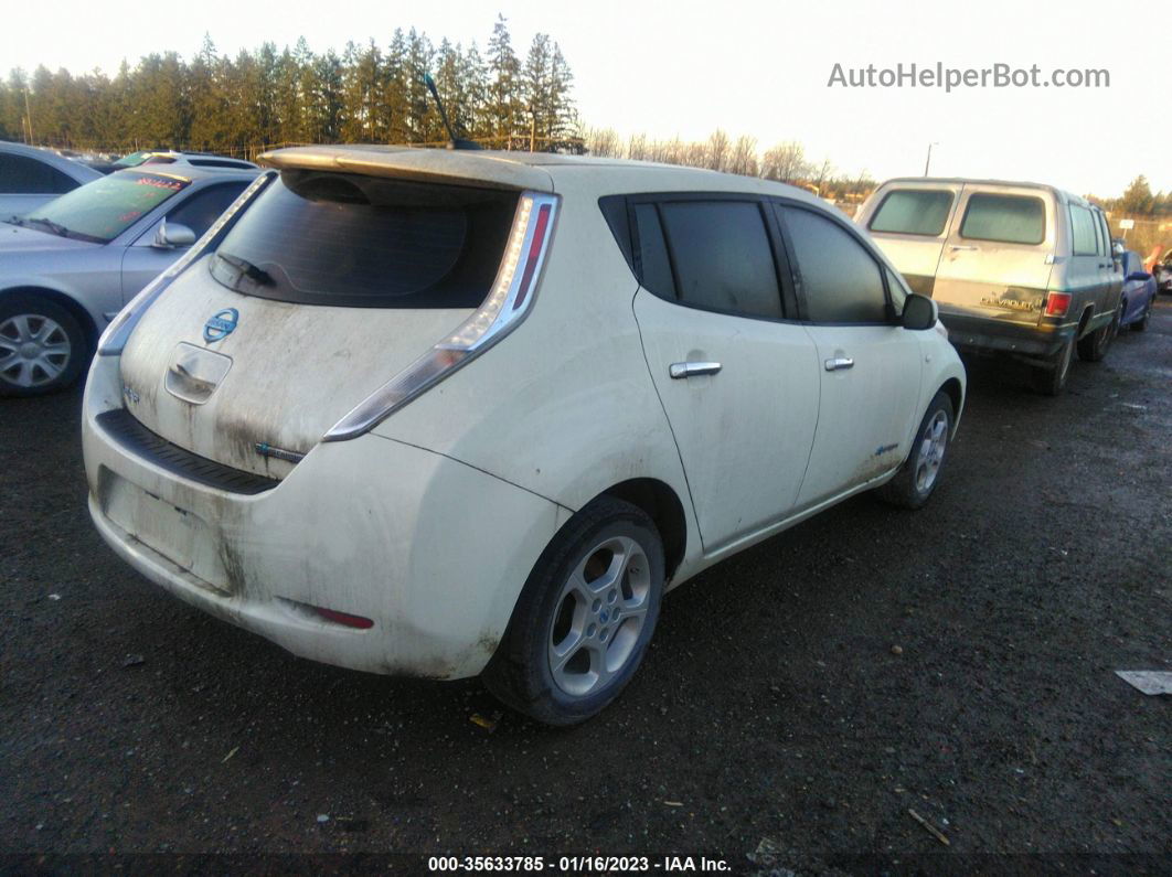 2011 Nissan Leaf Sl-e Белый vin: JN1AZ0CP3BT008293