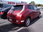 2011 Nissan Leaf Sv Red vin: JN1AZ0CP4BT000865