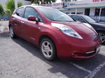 2011 Nissan Leaf Sv Red vin: JN1AZ0CP4BT000865