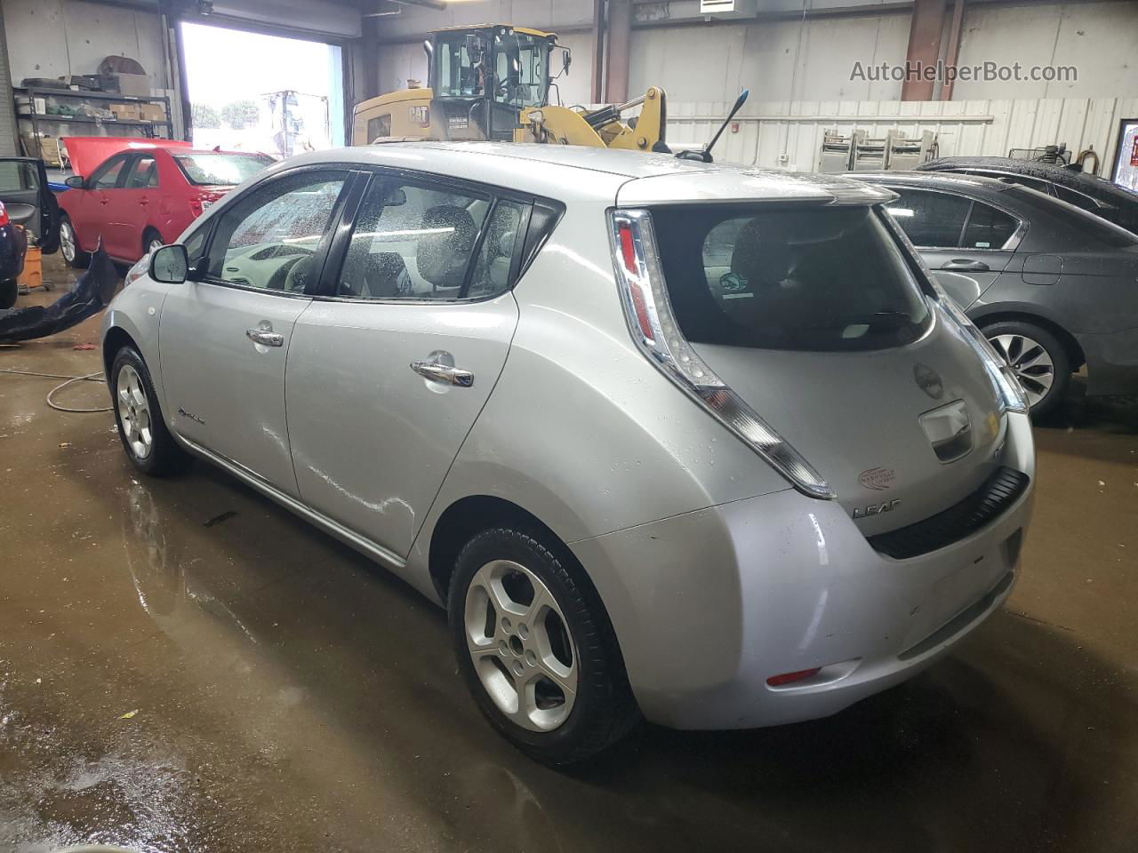 2011 Nissan Leaf Sv Silver vin: JN1AZ0CP4BT004821