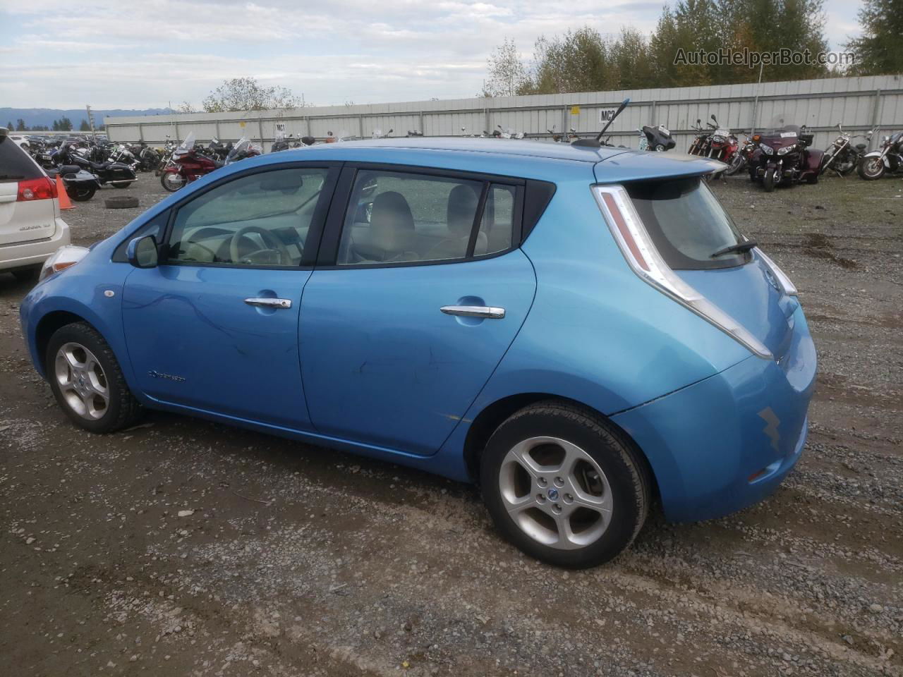 2011 Nissan Leaf Sv Blue vin: JN1AZ0CP4BT005399