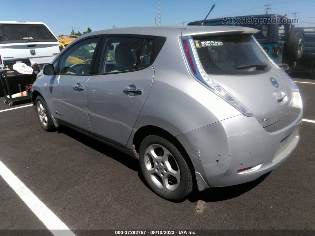 2011 Nissan Leaf Sl-e Silver vin: JN1AZ0CP4BT006035