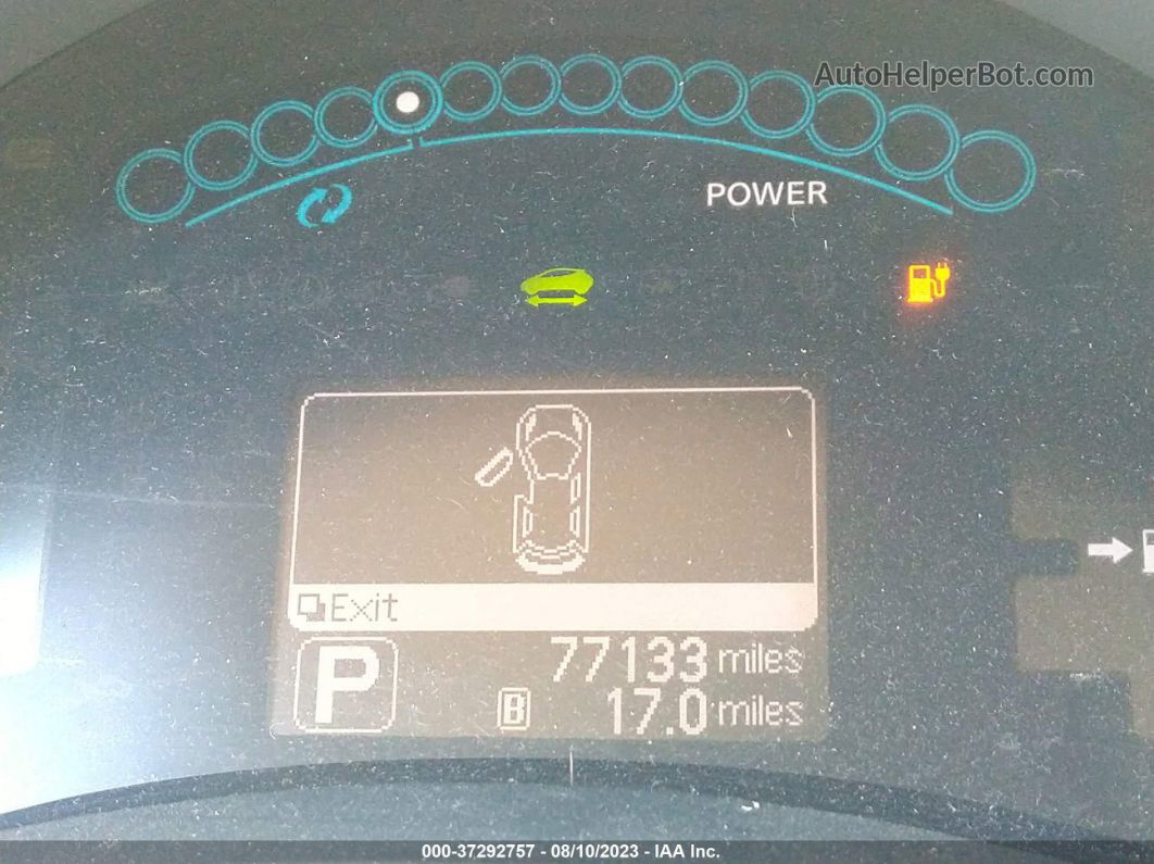 2011 Nissan Leaf Sl-e Silver vin: JN1AZ0CP4BT006035