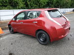 2011 Nissan Leaf Sv Red vin: JN1AZ0CP4BT008884