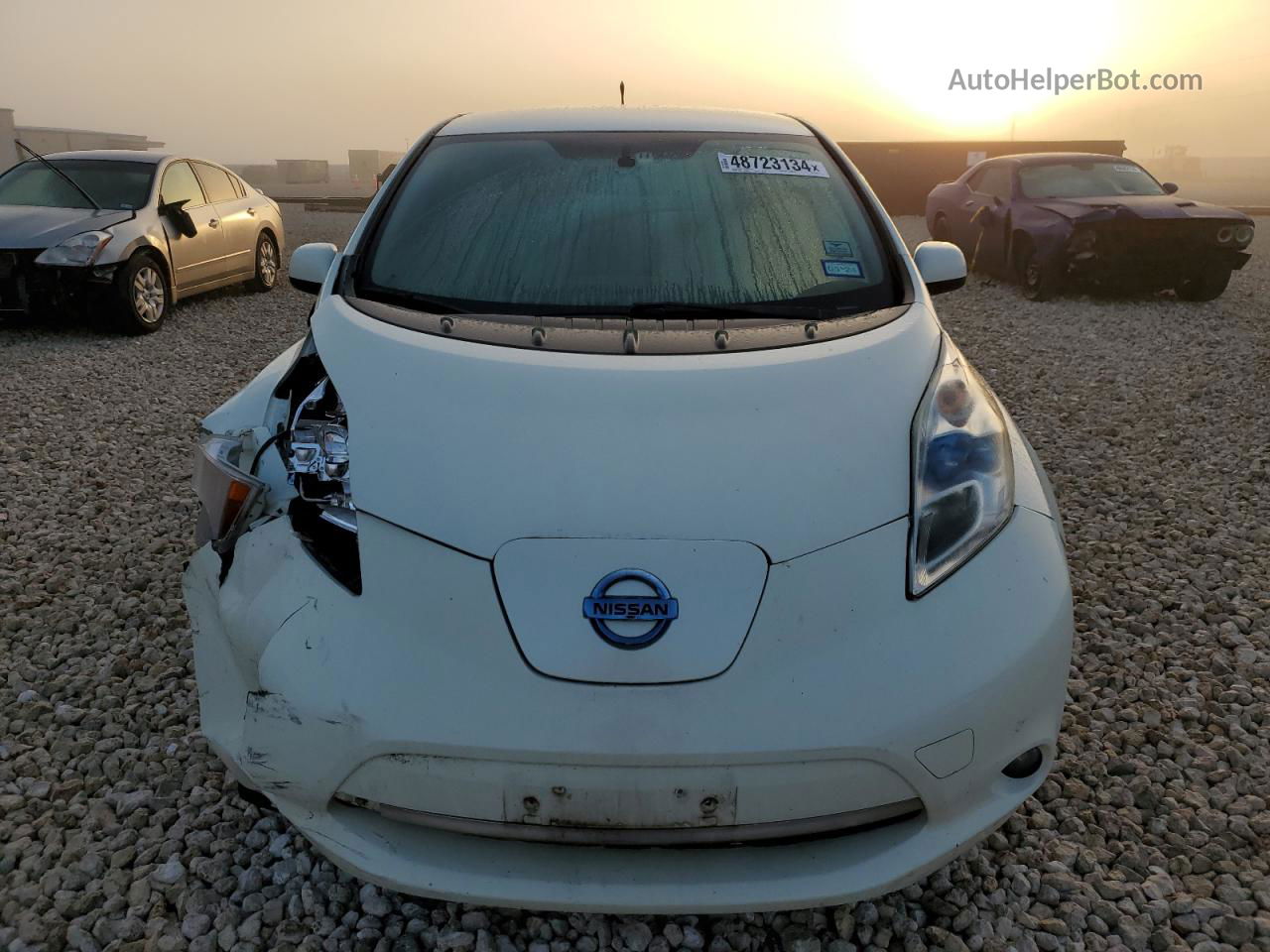 2011 Nissan Leaf Sv White vin: JN1AZ0CP4BT009517