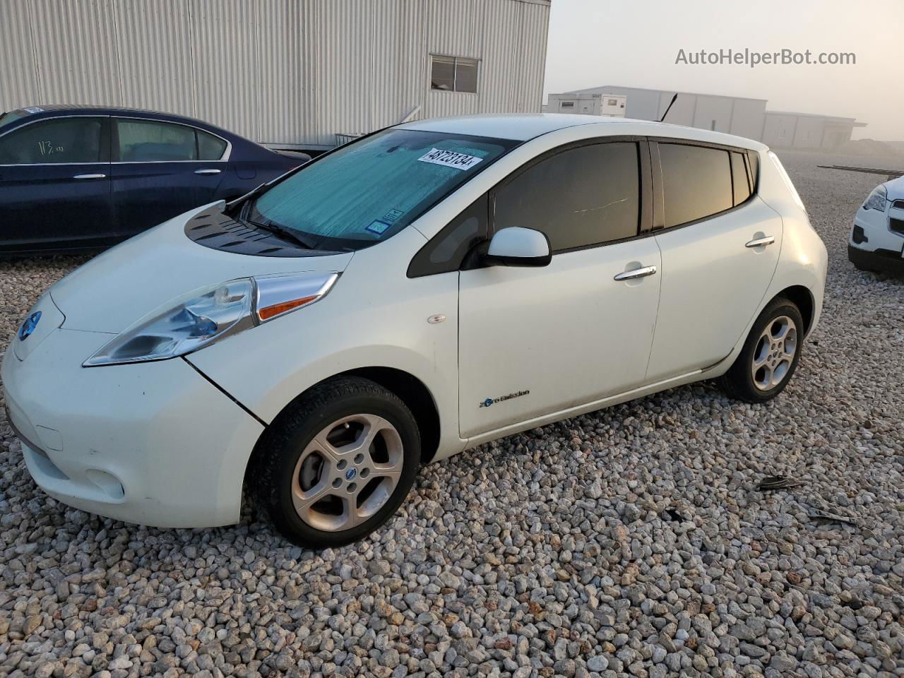 2011 Nissan Leaf Sv Белый vin: JN1AZ0CP4BT009517