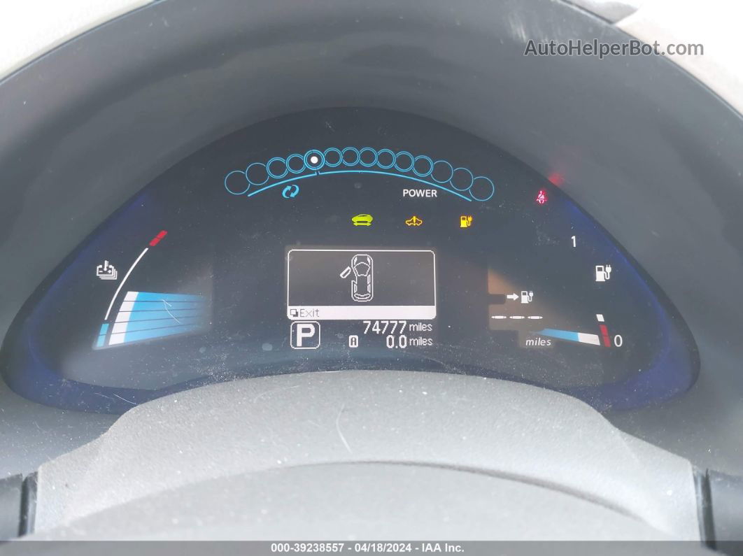 2011 Nissan Leaf Sl Серебряный vin: JN1AZ0CP5BT000941