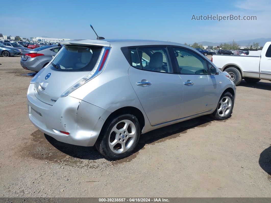 2011 Nissan Leaf Sl Silver vin: JN1AZ0CP5BT000941