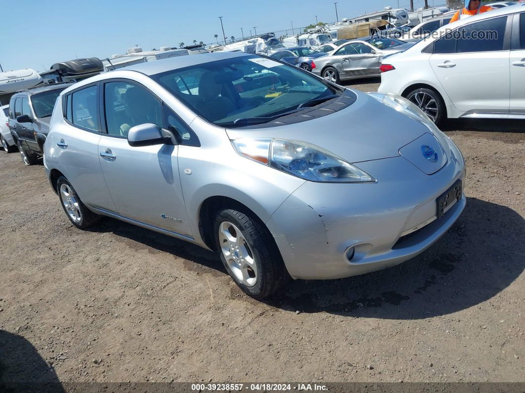 2011 Nissan Leaf Sl Серебряный vin: JN1AZ0CP5BT000941