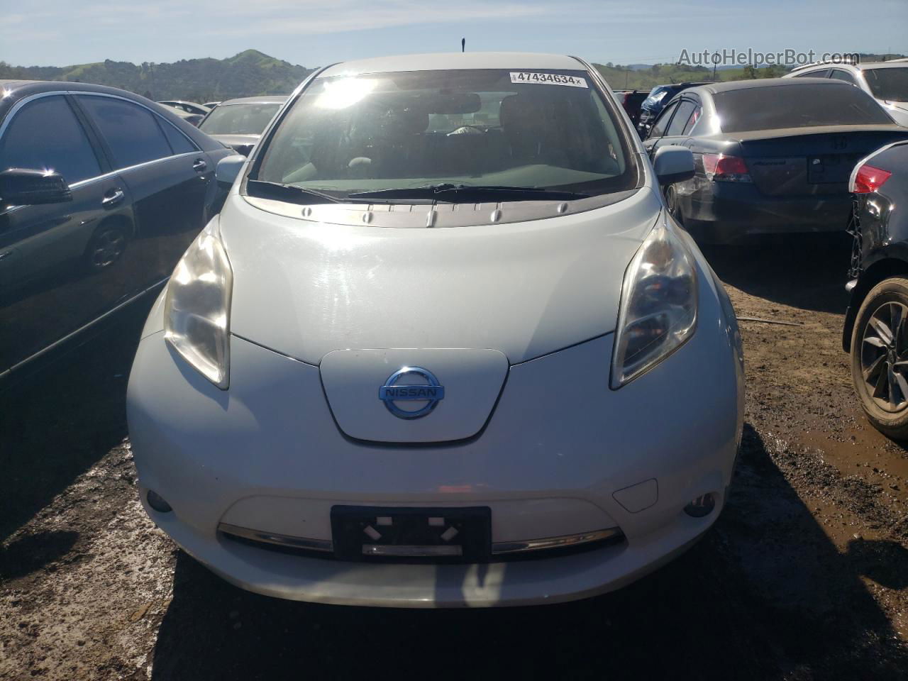 2011 Nissan Leaf Sv Белый vin: JN1AZ0CP5BT001460