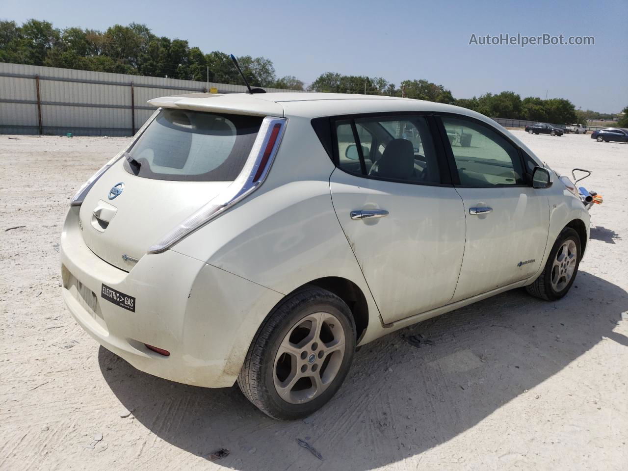 2011 Nissan Leaf Sv Белый vin: JN1AZ0CP5BT004388