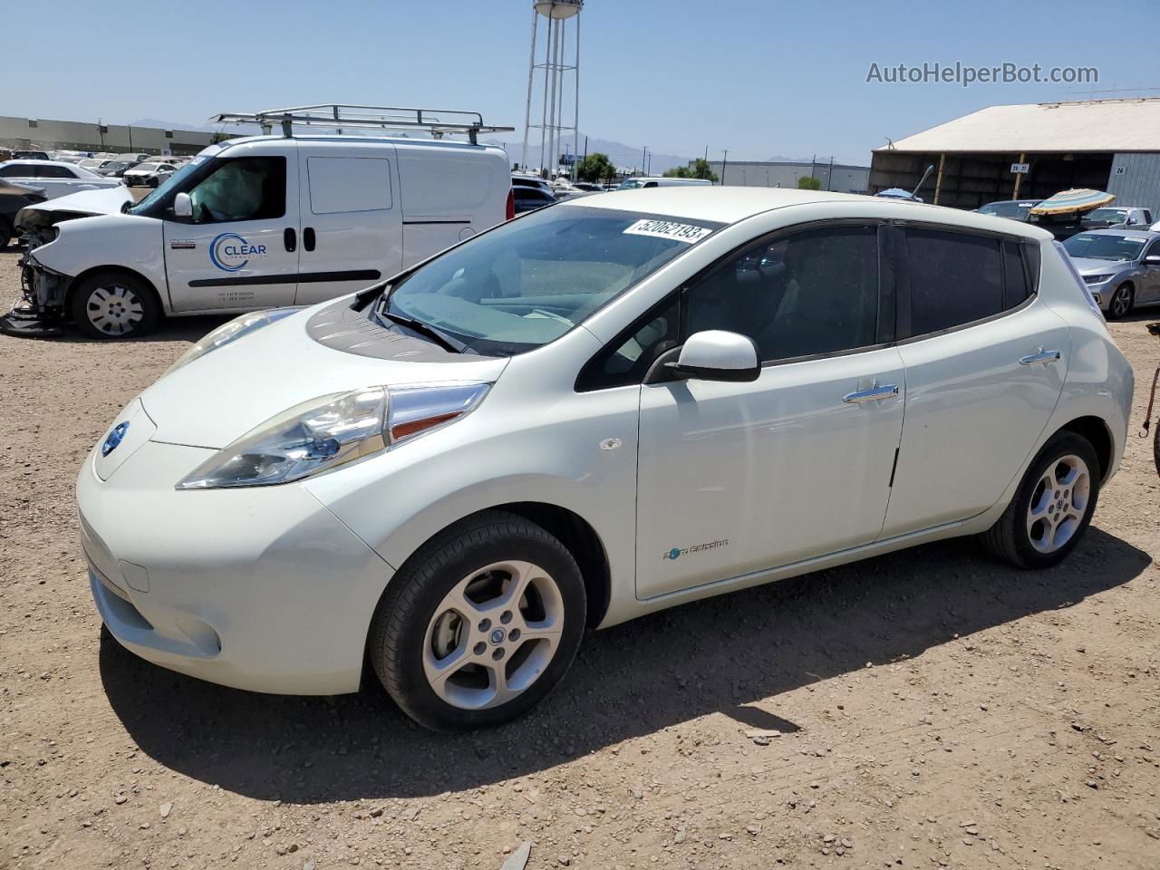 2011 Nissan Leaf Sv Cream vin: JN1AZ0CP5BT006688