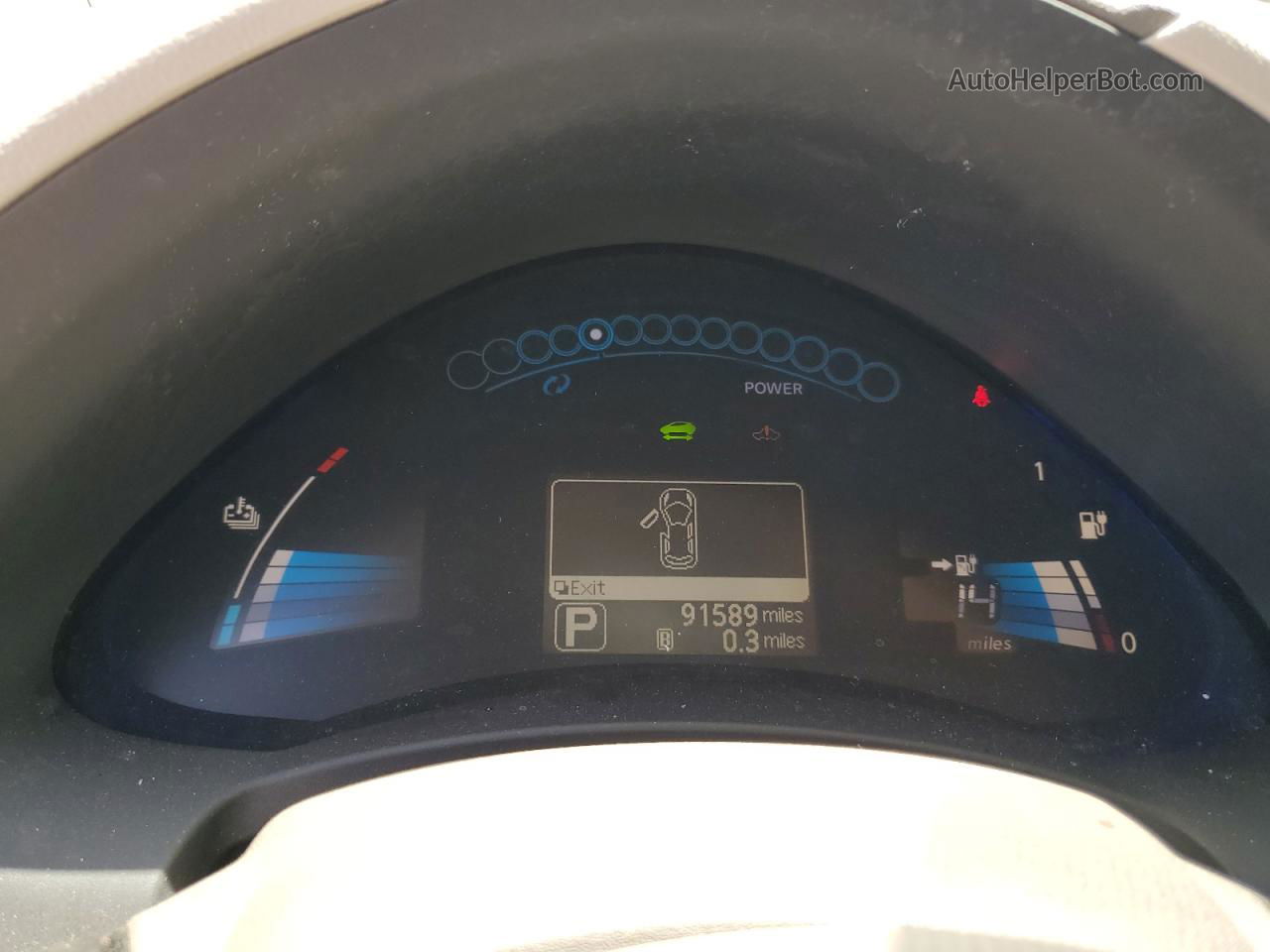 2011 Nissan Leaf Sv Cream vin: JN1AZ0CP5BT006688