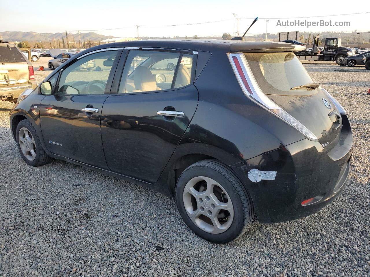 2011 Nissan Leaf Sv Black vin: JN1AZ0CP5BT008070