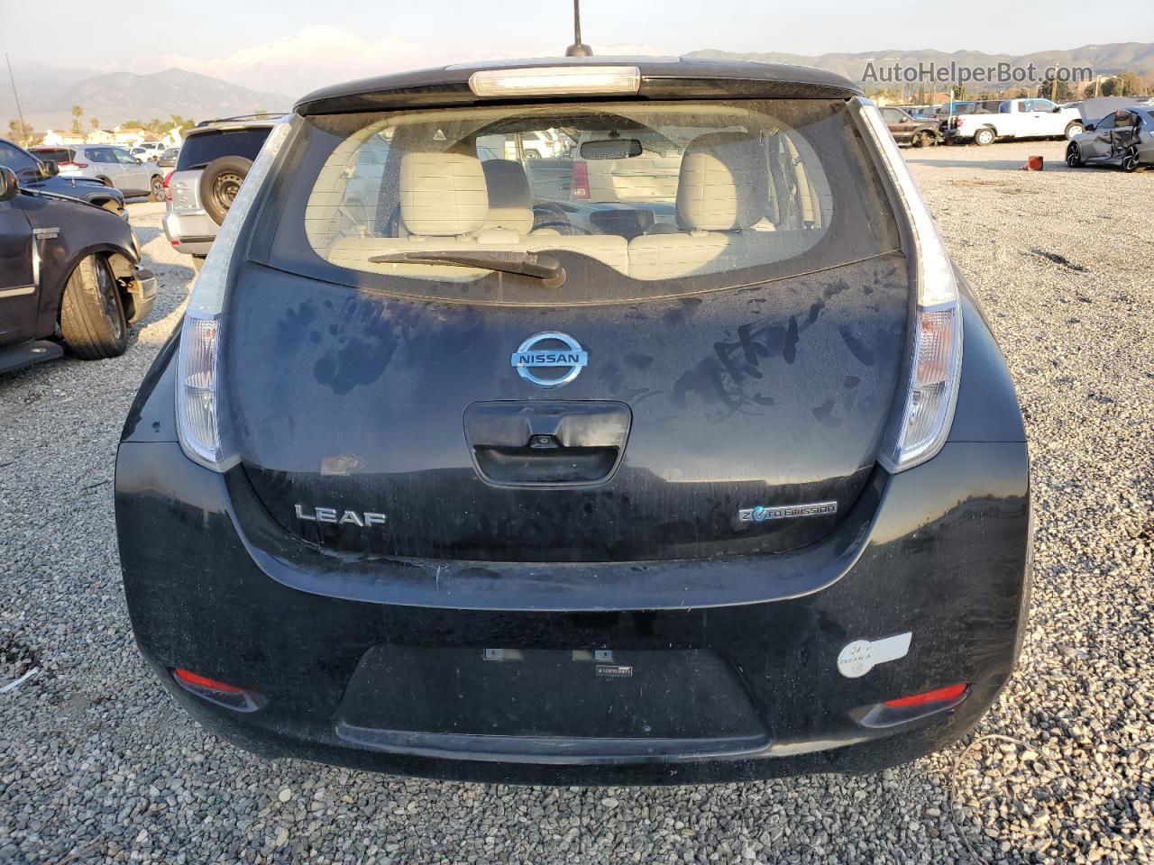 2011 Nissan Leaf Sv Black vin: JN1AZ0CP5BT008070