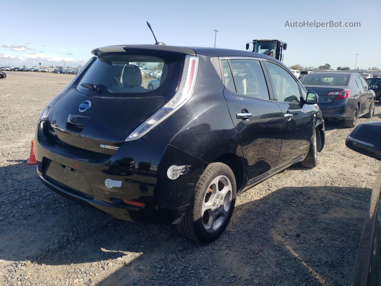 2011 Nissan Leaf Sv Черный vin: JN1AZ0CP5BT008070