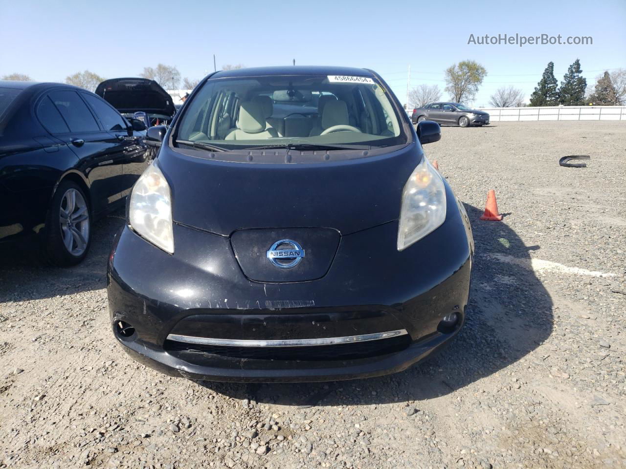 2011 Nissan Leaf Sv Черный vin: JN1AZ0CP5BT008070