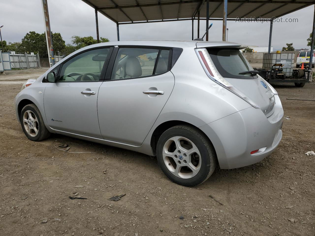 2011 Nissan Leaf Sv Silver vin: JN1AZ0CP5BT008084