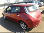 2011 Nissan Leaf Sl Red vin: JN1AZ0CP5BT008246