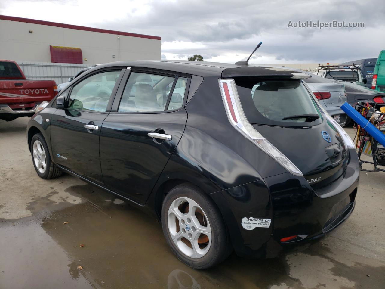 2011 Nissan Leaf Sv Black vin: JN1AZ0CP6BT000821