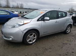 2011 Nissan Leaf Sv Silver vin: JN1AZ0CP6BT002570