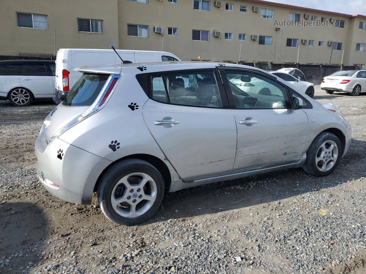 2011 Nissan Leaf Sv Silver vin: JN1AZ0CP6BT004769