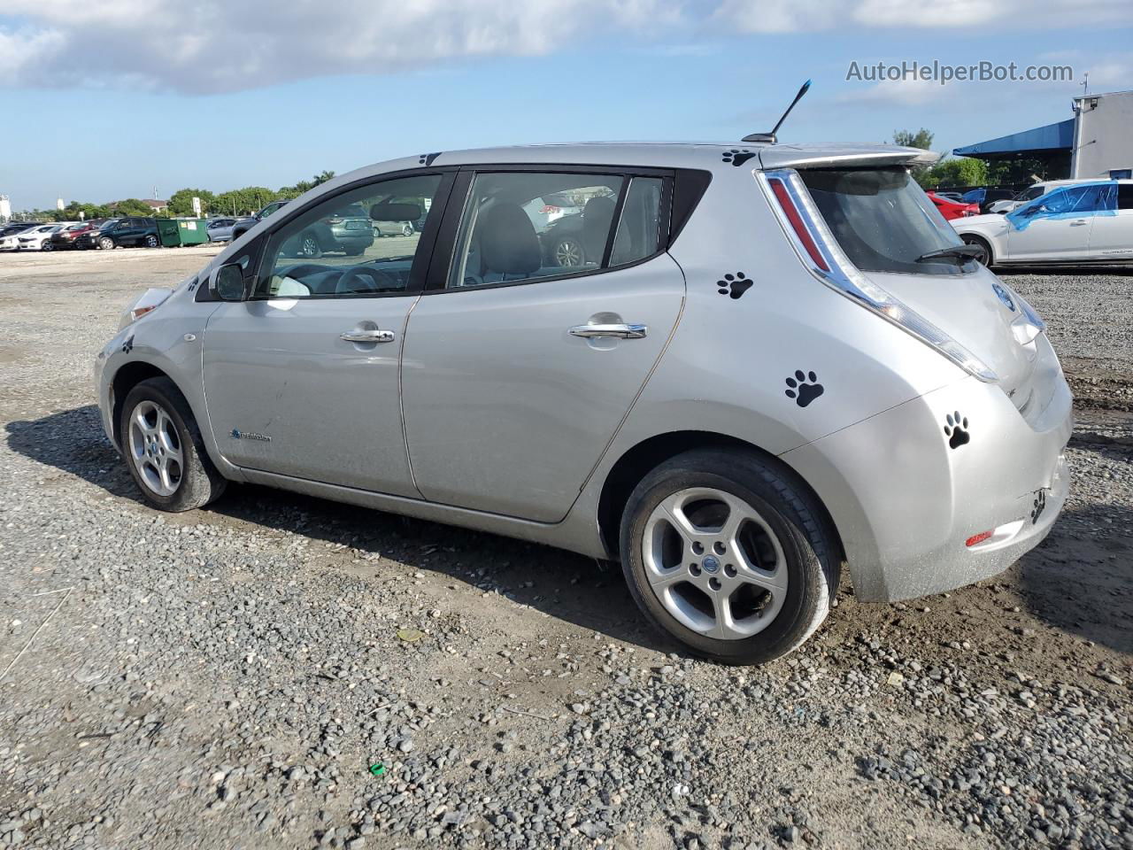 2011 Nissan Leaf Sv Silver vin: JN1AZ0CP6BT004769