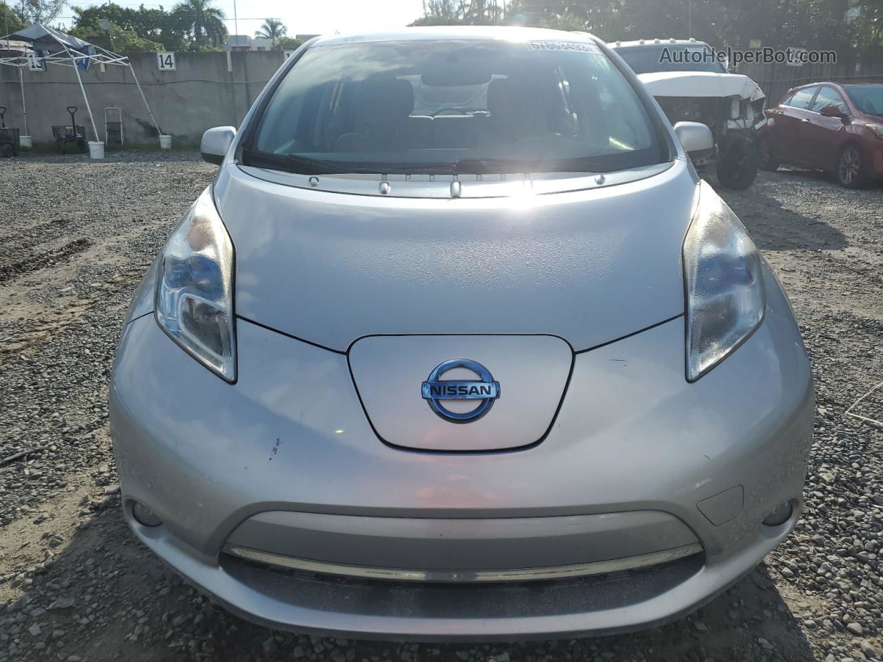 2011 Nissan Leaf Sv Silver vin: JN1AZ0CP6BT004769