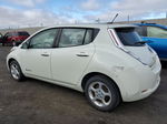 2011 Nissan Leaf Sv White vin: JN1AZ0CP6BT005159