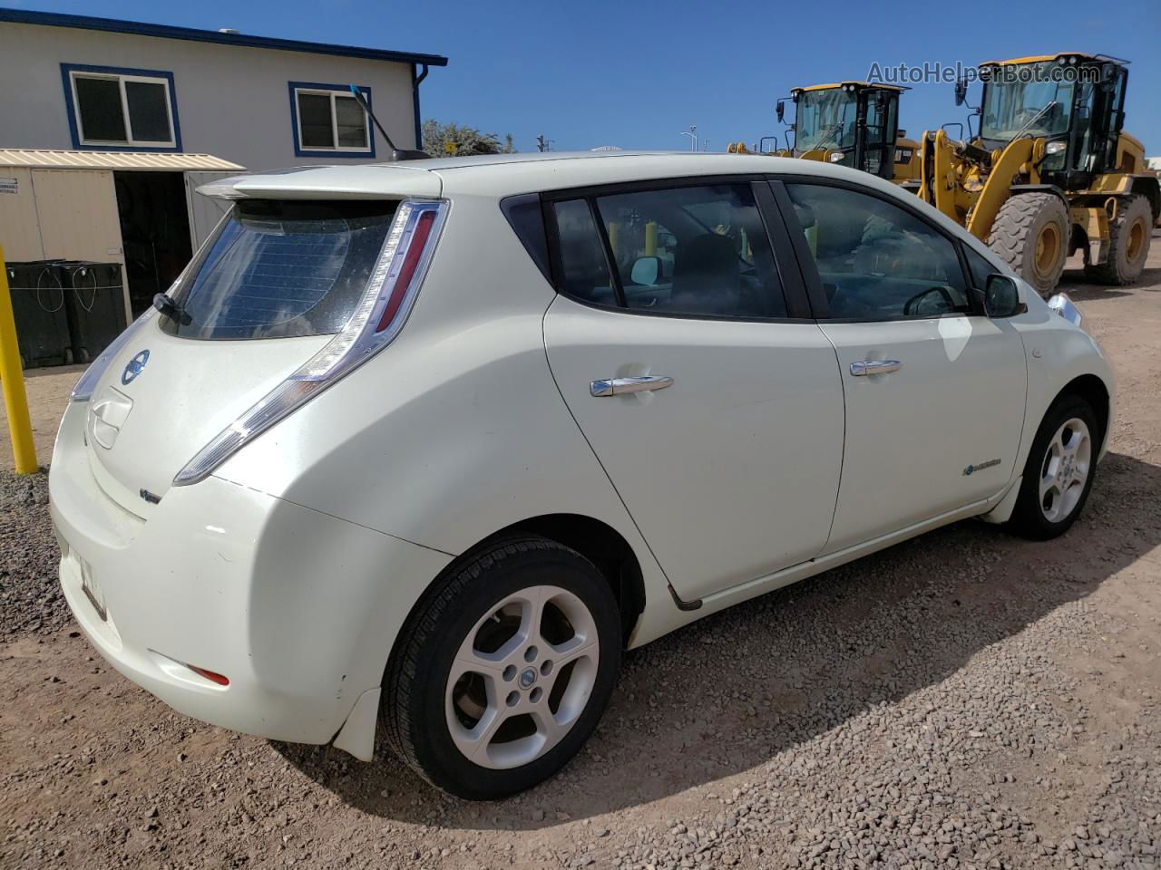 2011 Nissan Leaf Sv White vin: JN1AZ0CP6BT005548