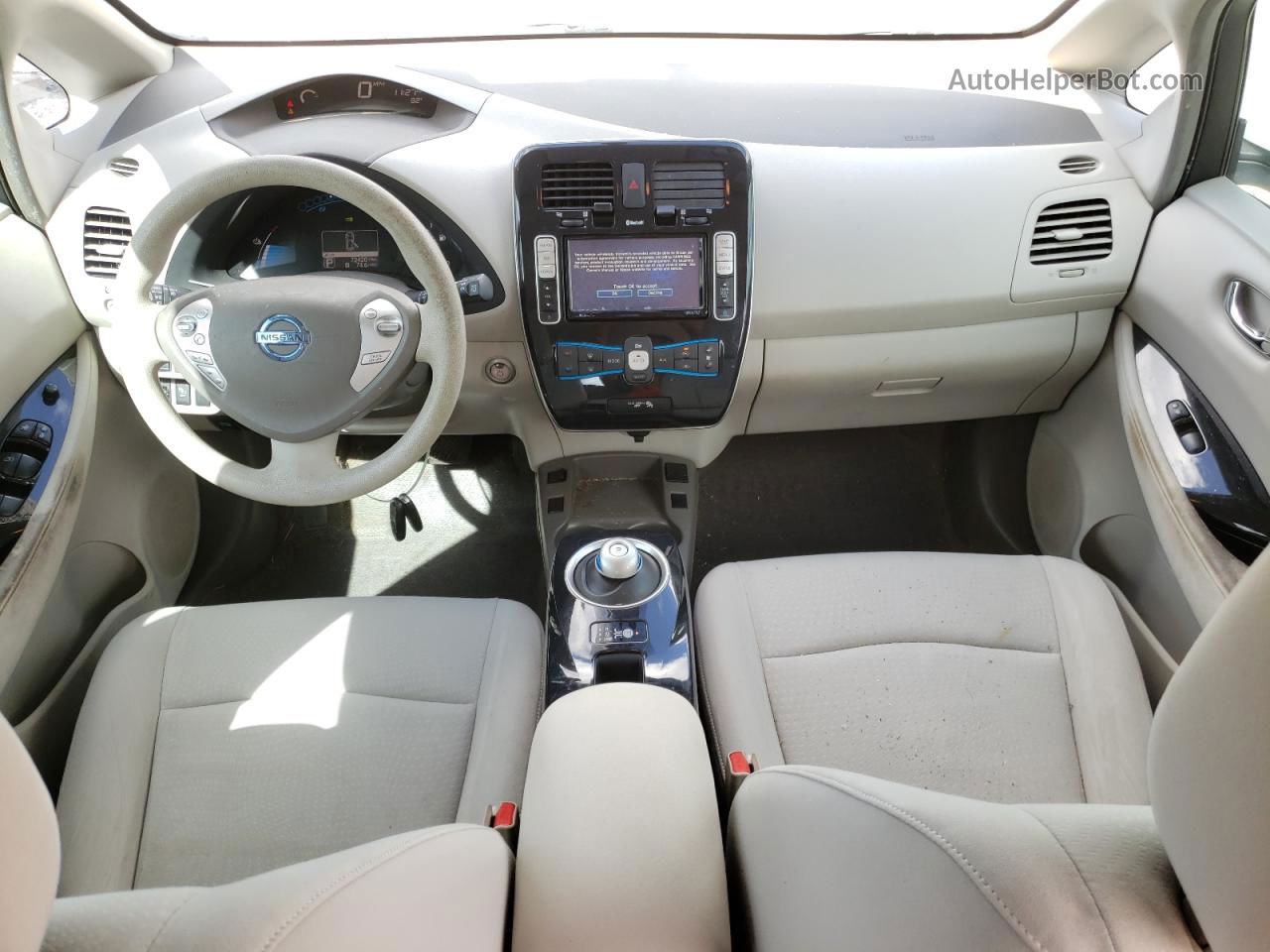 2011 Nissan Leaf Sv Белый vin: JN1AZ0CP6BT005548