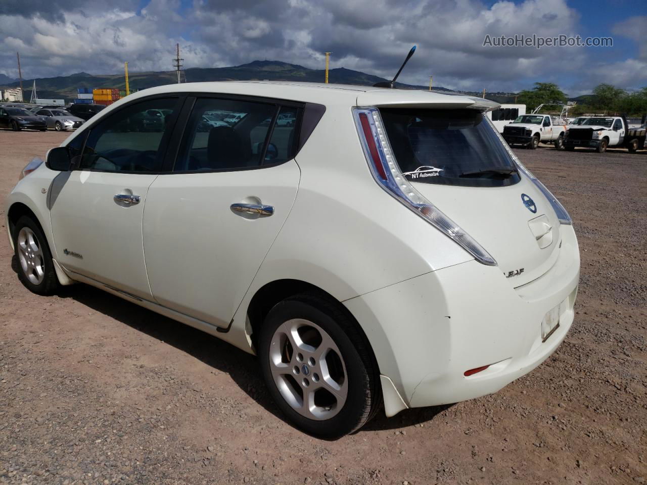 2011 Nissan Leaf Sv White vin: JN1AZ0CP6BT005548