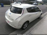 2011 Nissan Leaf Sl White vin: JN1AZ0CP6BT009437