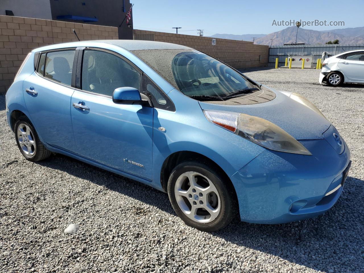 2011 Nissan Leaf Sv Blue vin: JN1AZ0CP8BT003347