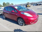 2011 Nissan Leaf Sl Red vin: JN1AZ0CP8BT005227