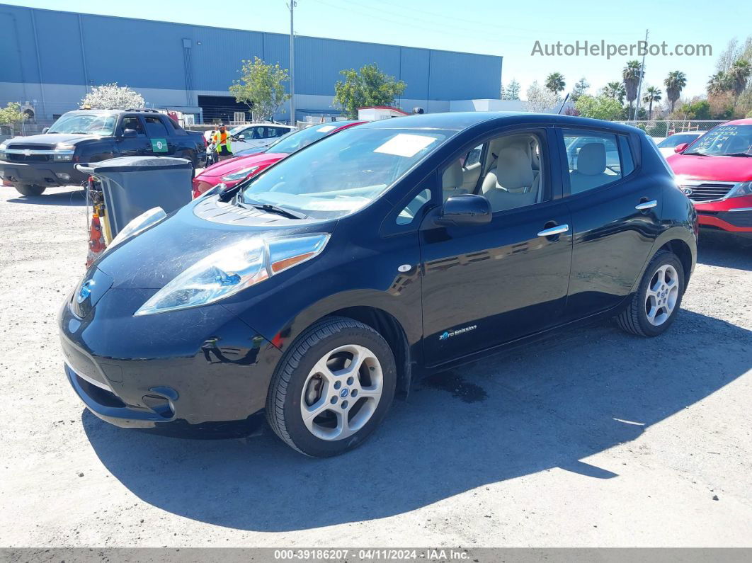 2011 Nissan Leaf Sl Черный vin: JN1AZ0CP8BT007463