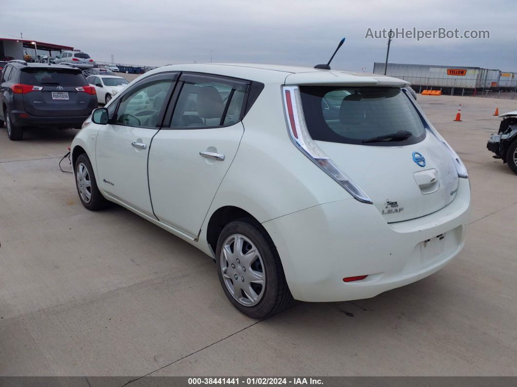 2011 Nissan Leaf Sl White vin: JN1AZ0CP8BT008001