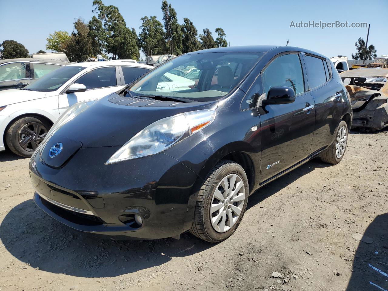 2011 Nissan Leaf Sv Черный vin: JN1AZ0CP8BT008015