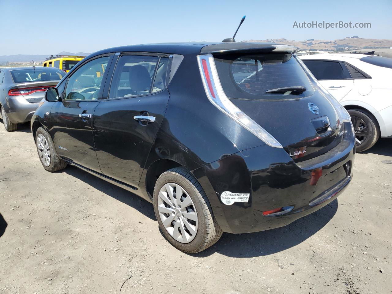 2011 Nissan Leaf Sv Black vin: JN1AZ0CP8BT008015