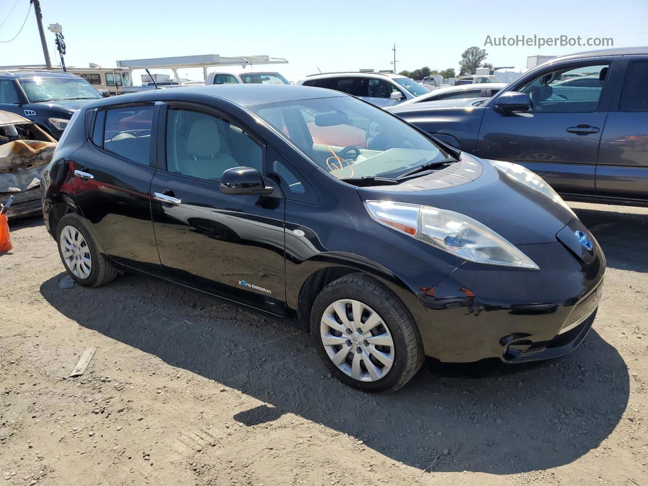 2011 Nissan Leaf Sv Черный vin: JN1AZ0CP8BT008015